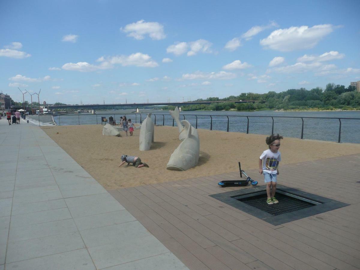 Sunny Wisla River Apartment وارسو المظهر الخارجي الصورة